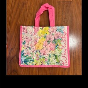 Lilly Pulitzer Pink and Multicolor Tote Set
